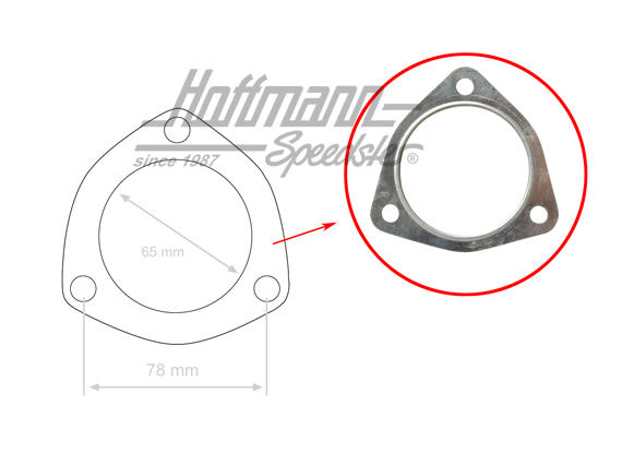 Guarnizione, silenziatore / pre-silenziatore                                                        
