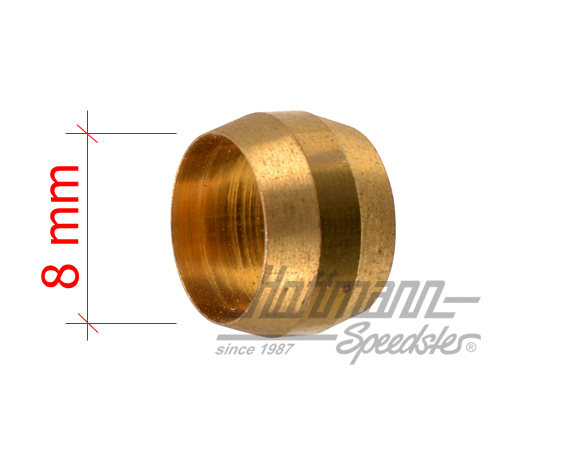 Anello tagliente, tubazione della benzina, 8 mm | 111 127 531 | 020-0823-17