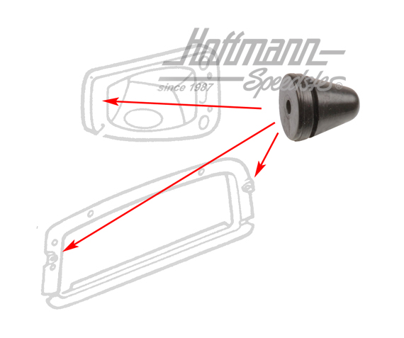 Tappo casetto portaoggetti / tappo serbatoio | 111 857 145 A  (N0200291) | 020-5296
