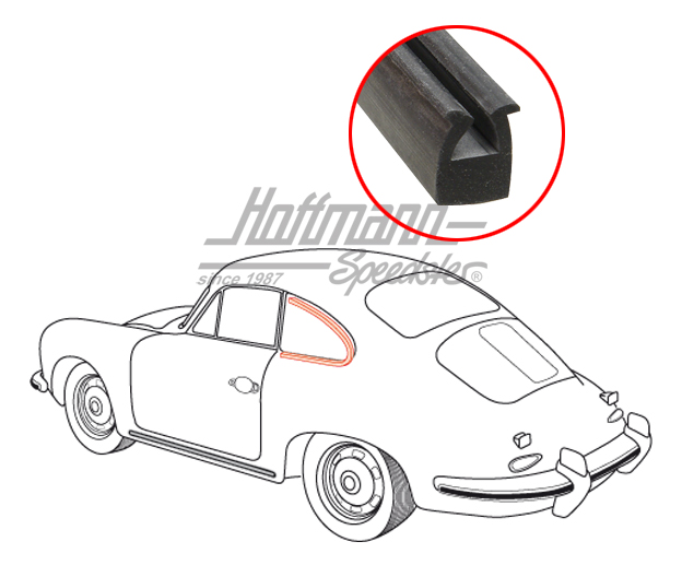 Profilo, deflettore, 356 Coupé                                                                      