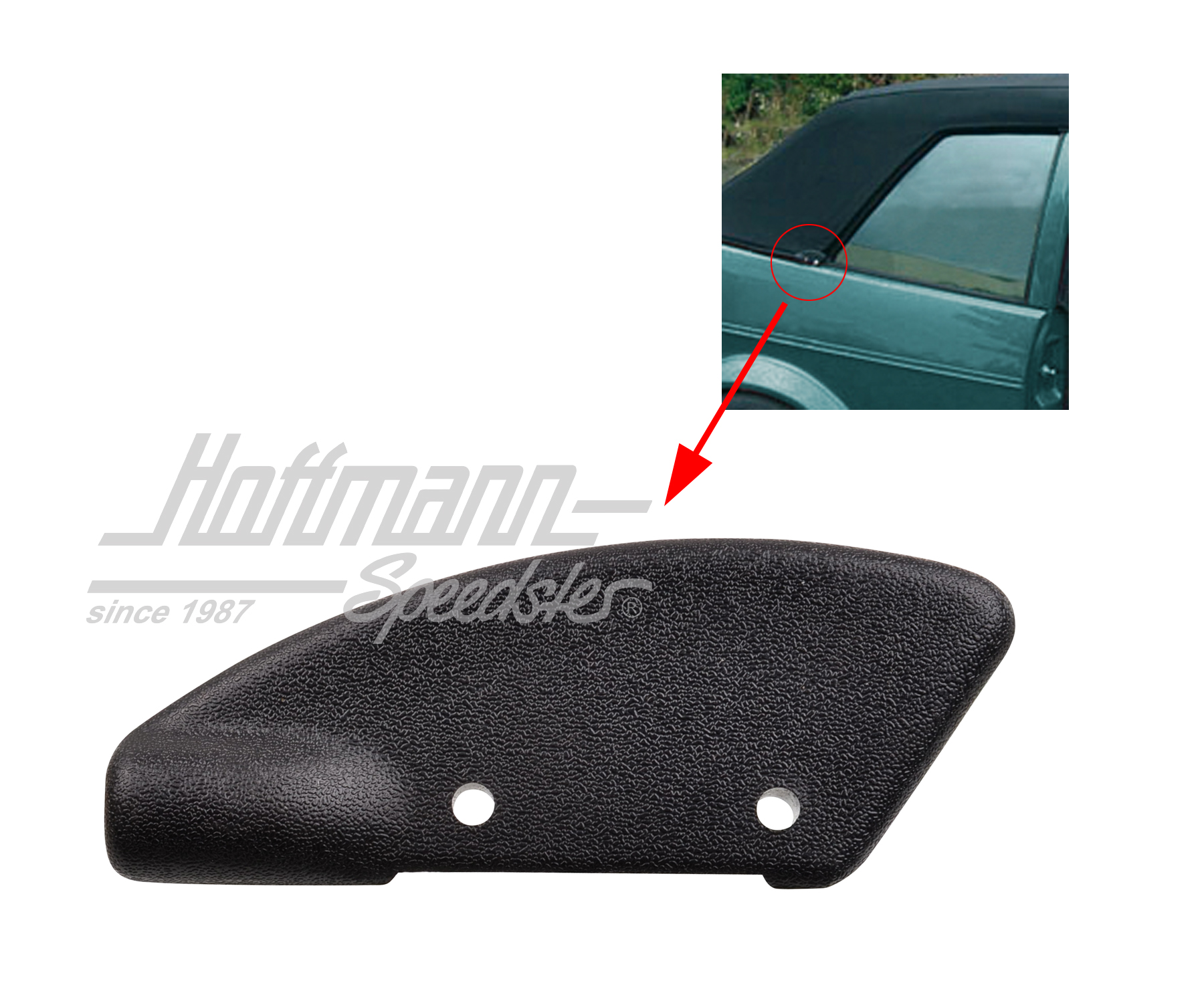 Copertura, capote cabriolet, exteriore, destra | 155 871 414 A 01C | 180-4402