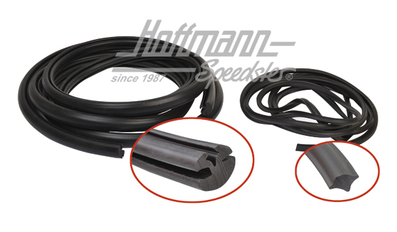 Guarnizione vetro laterale, T2 Cassone trasformato | 211 845 321 VAN | 090-6115-50