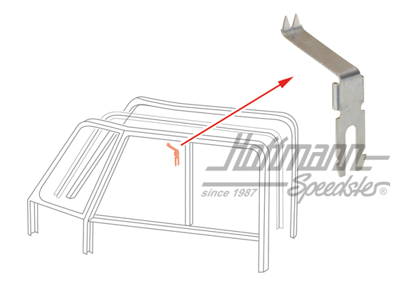 Morsetto di supporto, finestra scorrevole | 211 837 455 | 089-4584-20