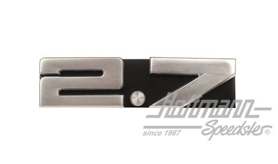 Logo, 2.7, griglia ventilazione, posteriore | 911 559 015 01 | 580-0950-12