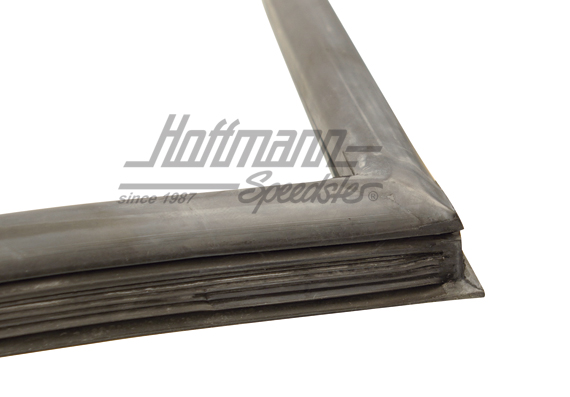 Guarnizione finestra laterale, divisa, posteriore, con scanalatura                                  