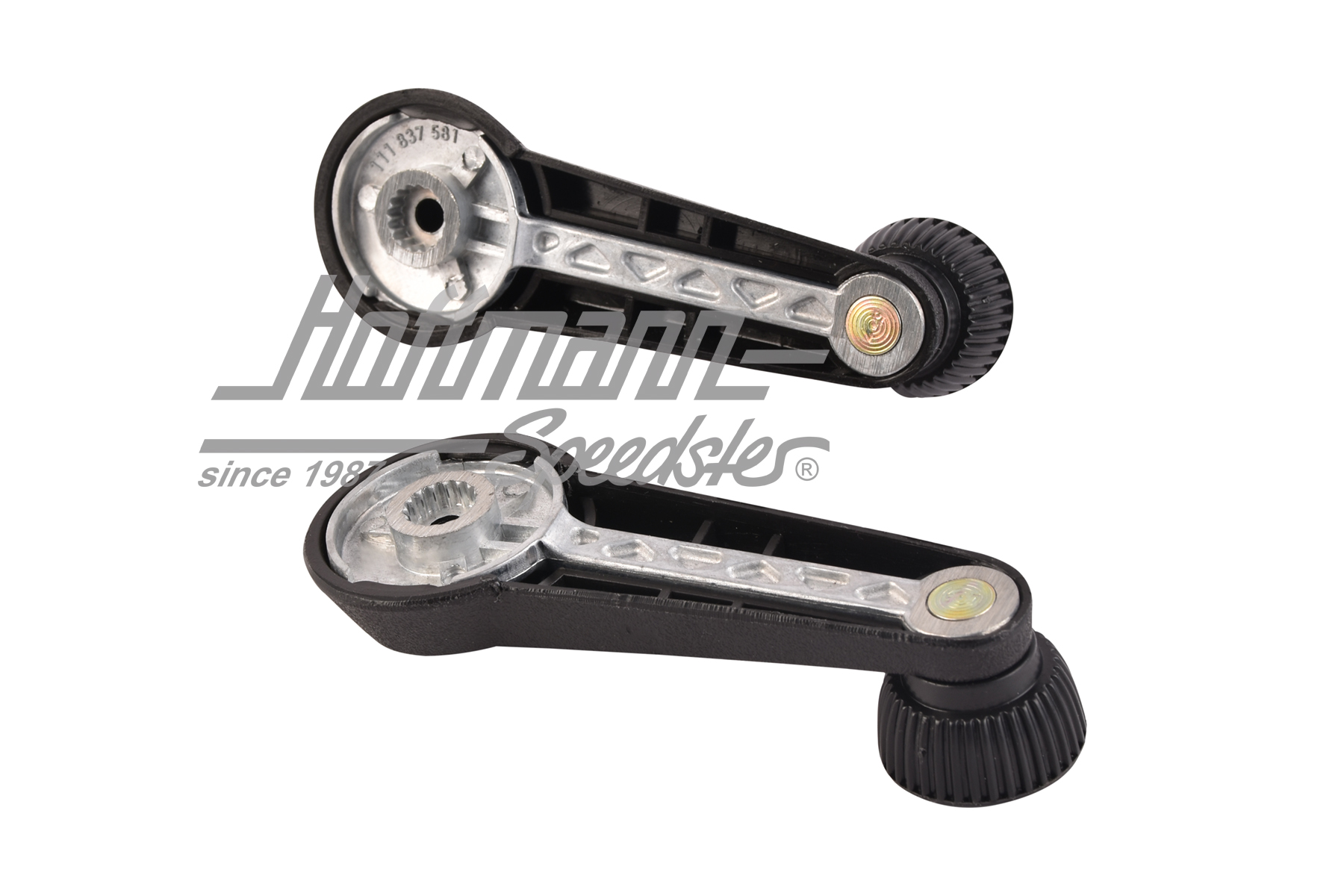 Maniglia alzavetri, di serie, nera                                                                  