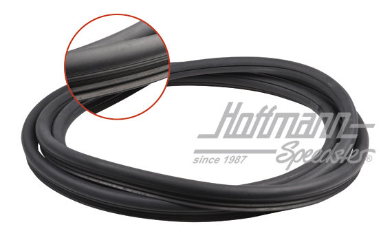 Guarnizionje parabrezza, 67-79, con scanalatura | 241 845 121 | 090-6110-10