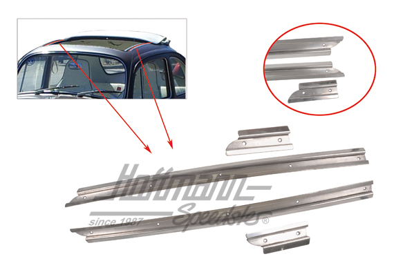 Set di listelli, tetto pieghevole, 8.55- | 115 875 101 A | 055-7187