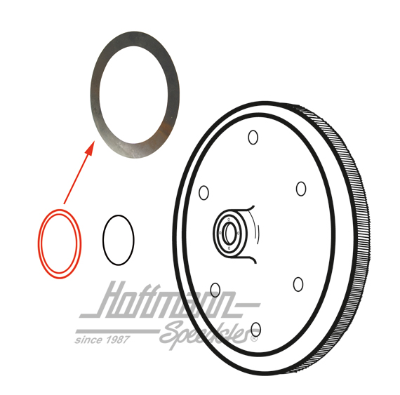 Rondella, volano, 0.38mm | 113 105 291 A | 010-0137-10