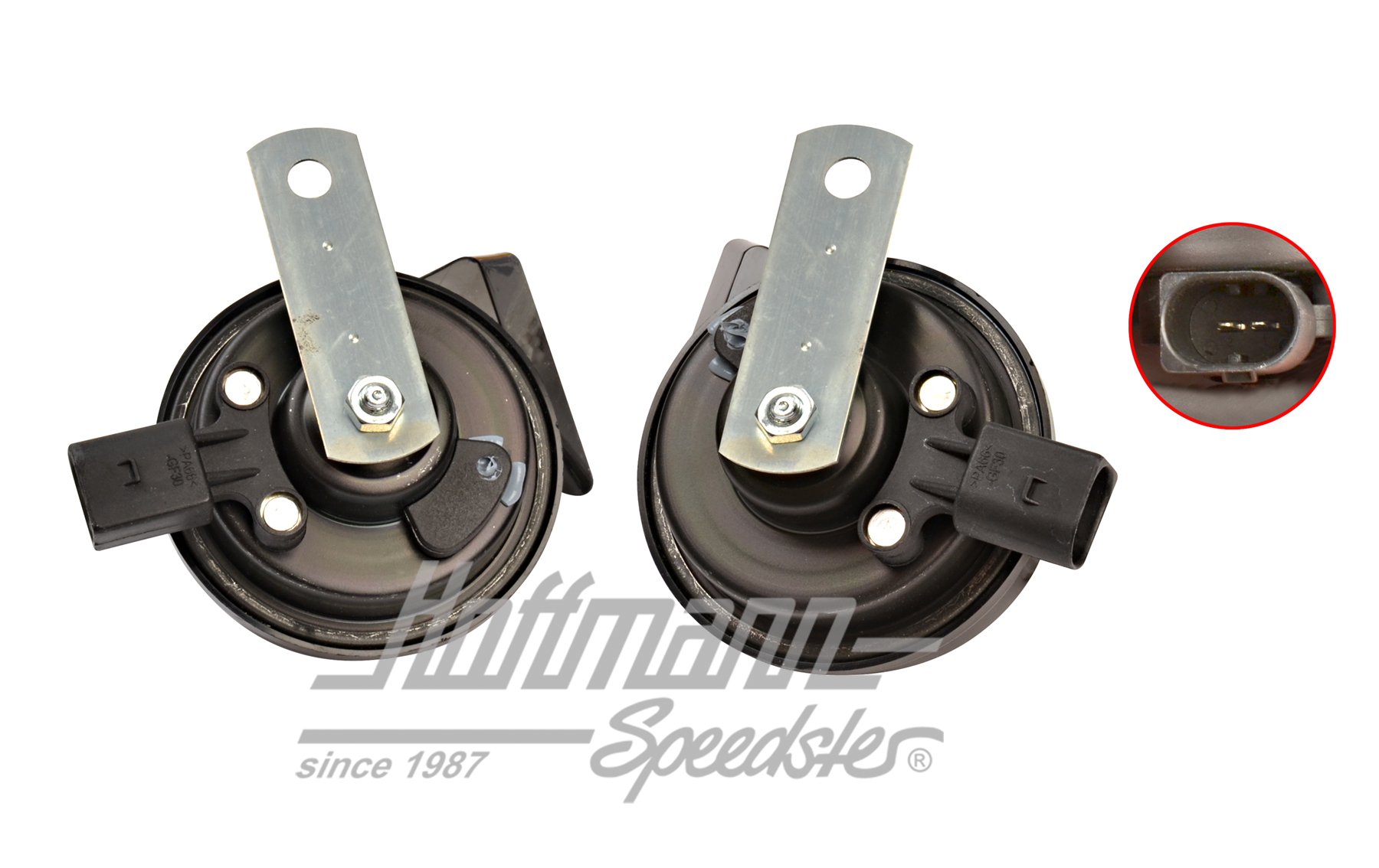 Fanfare elettrice, nero (spina rotonda)                                                             