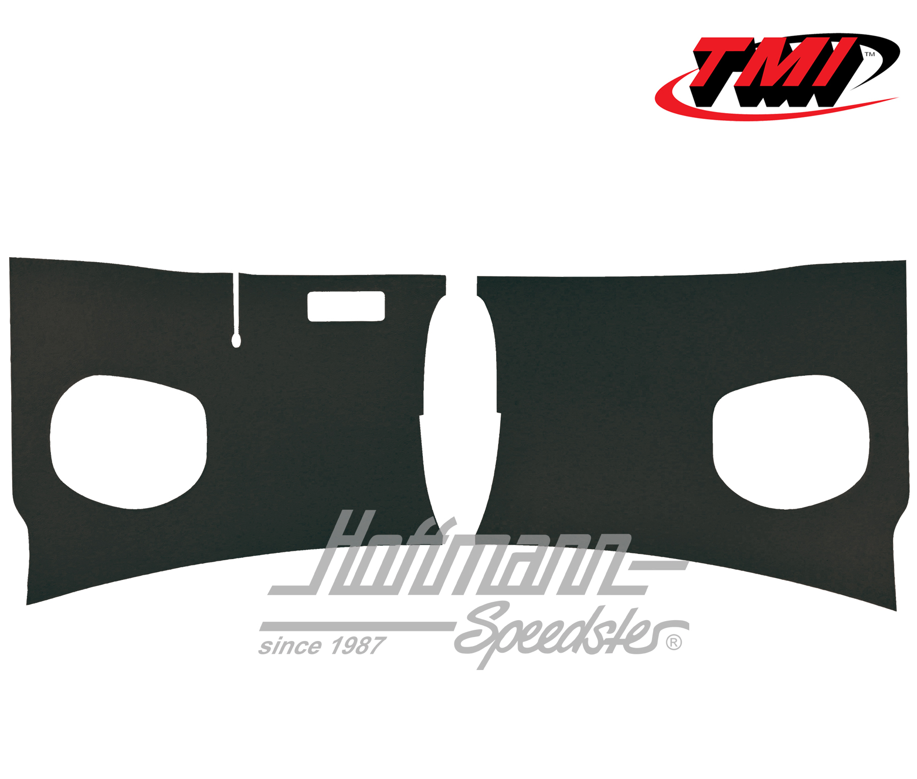 Rivestimenti pannello frontale, 55-60, nero | 10-2146-11 | 098-0560-01