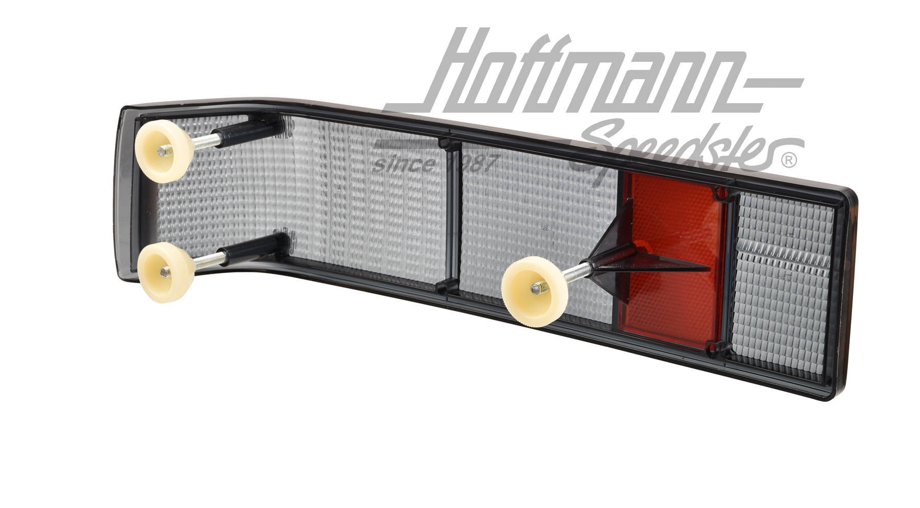 Vetro luce posteriore, 914, grigio/rosso, destra                                                    