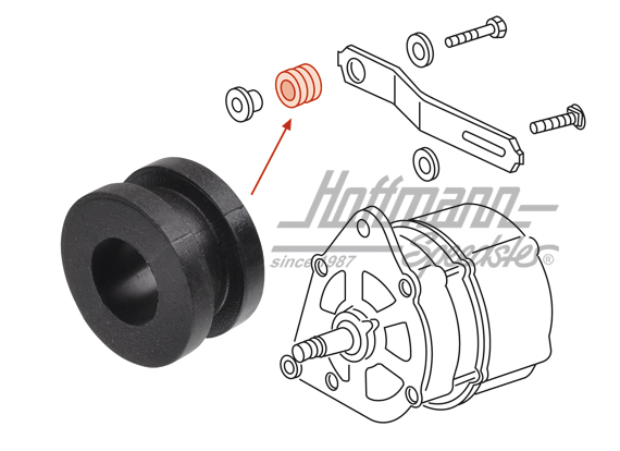 Cuscinetto in gomma, supporto alternatore, 1.5-2.0 | 059 903 263 A | 190-0385