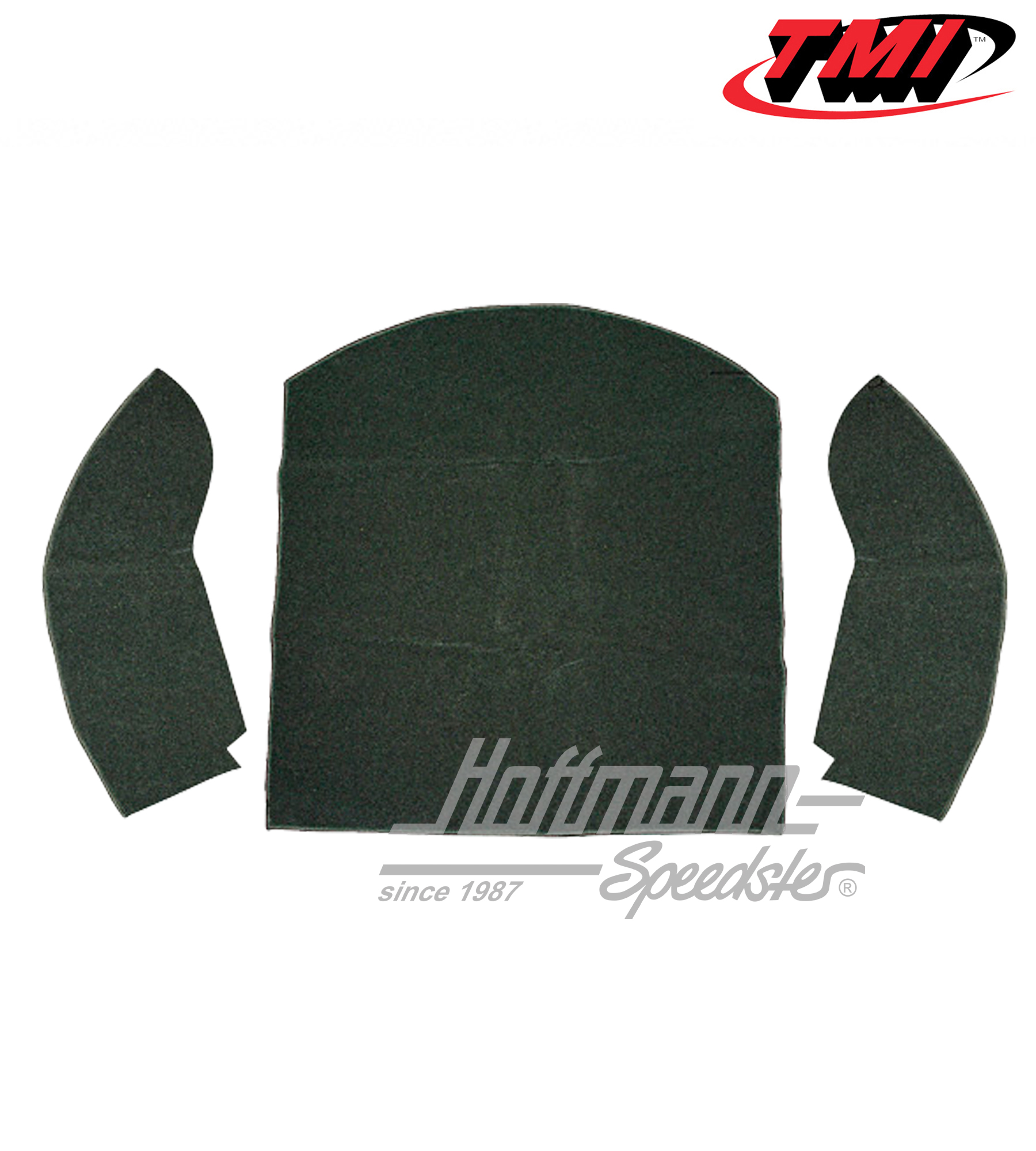 Set tappeti, bagagliaio, Cabriolet, velluto, nero, 8.55-7.72 | 34-R1316-801 | 055-7640