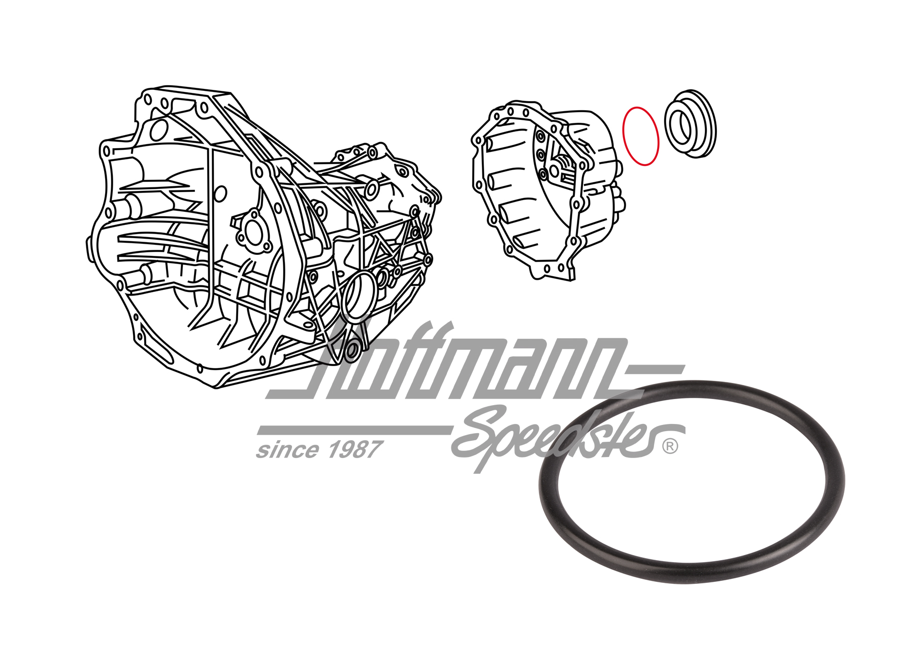 Anello di tenuta, coperchio/cambio, 4 velocità, 924 | 088 301 185 | 650-3010