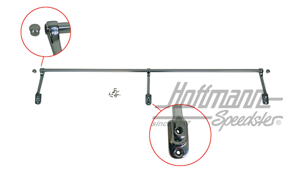 Jail Bars, panca posteriore, Furgone T1/T2 | 241 898 410 | 097-8600