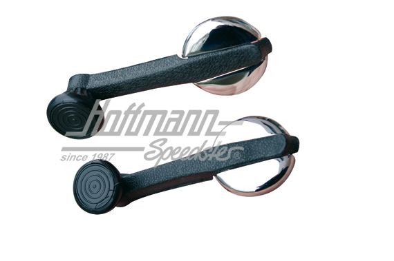 Maniglia alzavetri, di serie, cromata / nera, 8.67- | 113 837 581 D | 020-2369