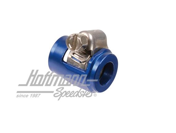 Collare per tubo flessibile, alluminio, blu, 16-18mm | --- --- --- | 010-0770-03
