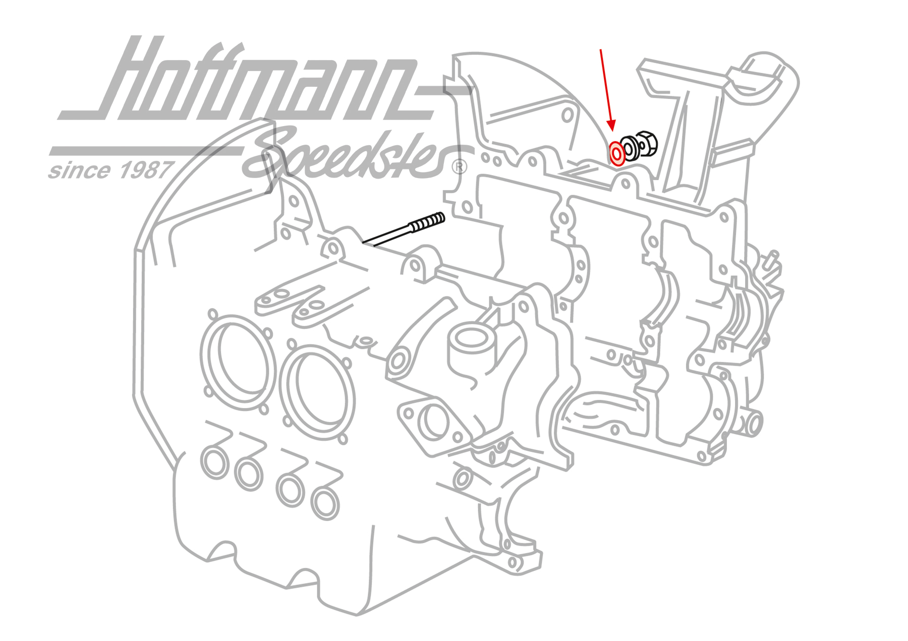 Guarnizione, vite / basamento, -12.62                                                               