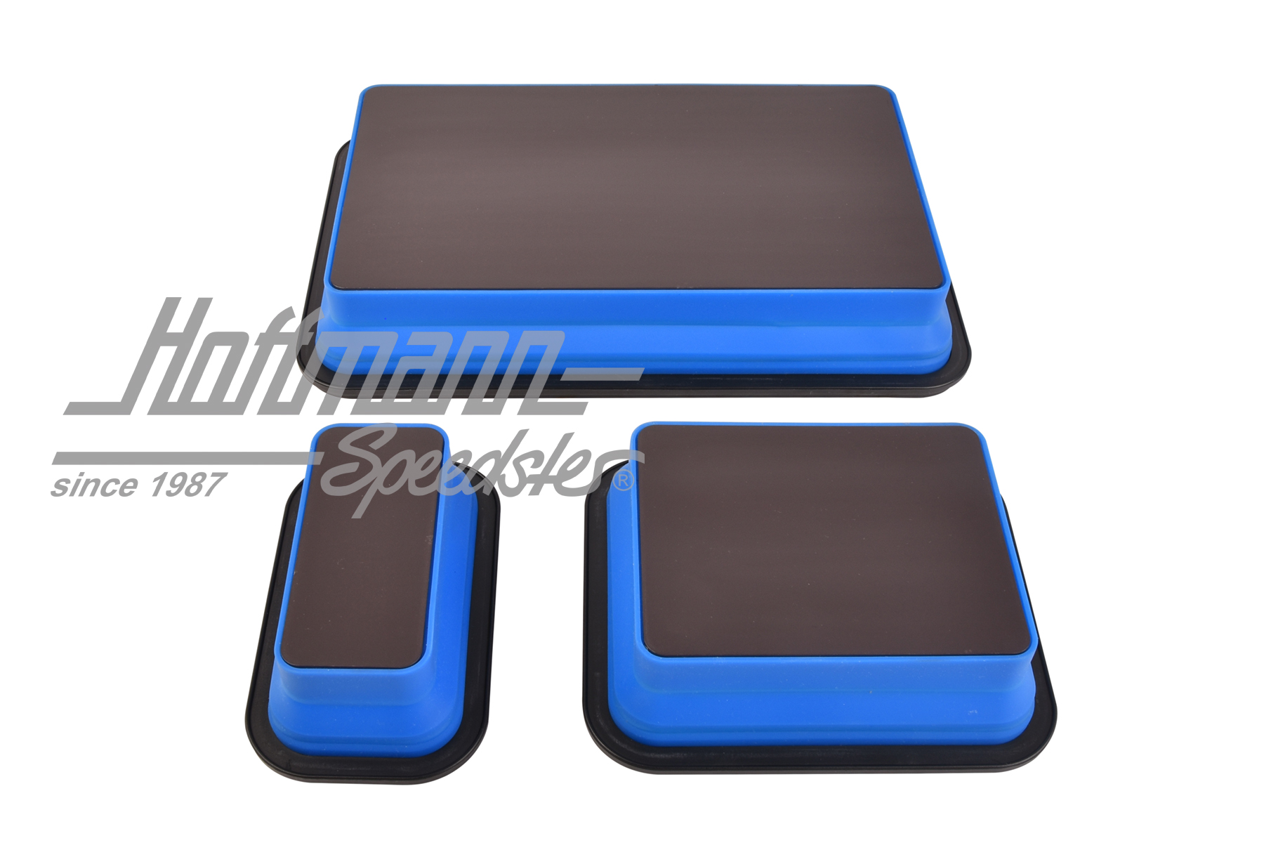 Set di vaschette magnetiche, silicone, 3 pezzi
                                                     