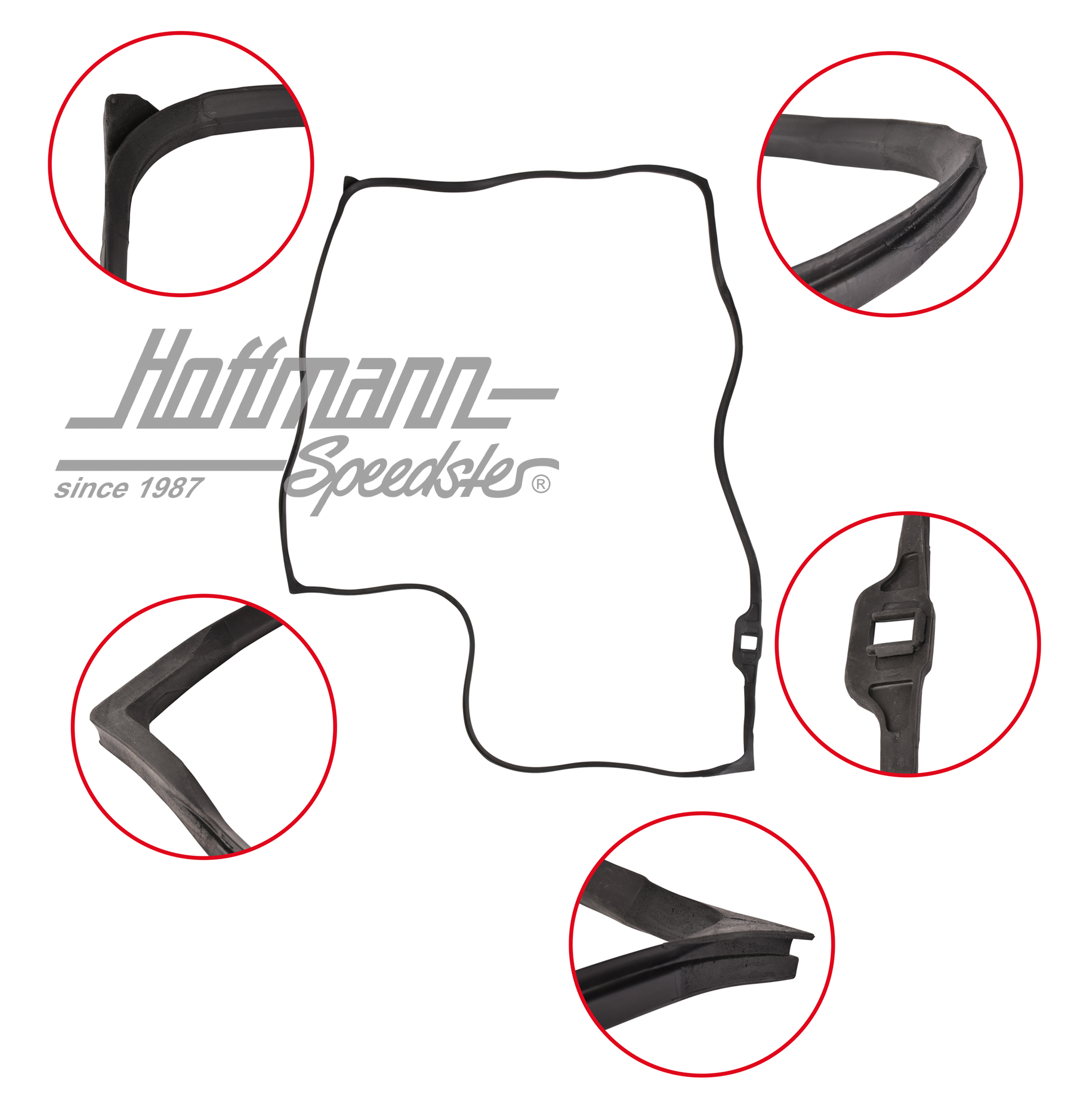 Guarnizione portiera, Furgone T2, 8.67-7.79, sinistra, Qualità superiore 
 | 211 831 721 D | 090-6101