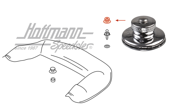 Tenax femmina,  356/911, cromato                                                                    