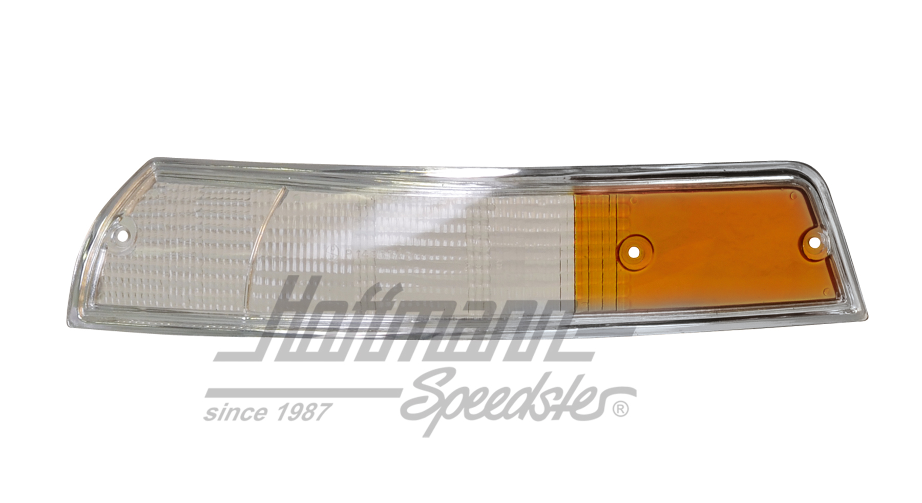 Vetro di lampeggiatore, bianco/giallo/cromo, 69-71, sinistra | 911 631 921 03 | 580-1706-01