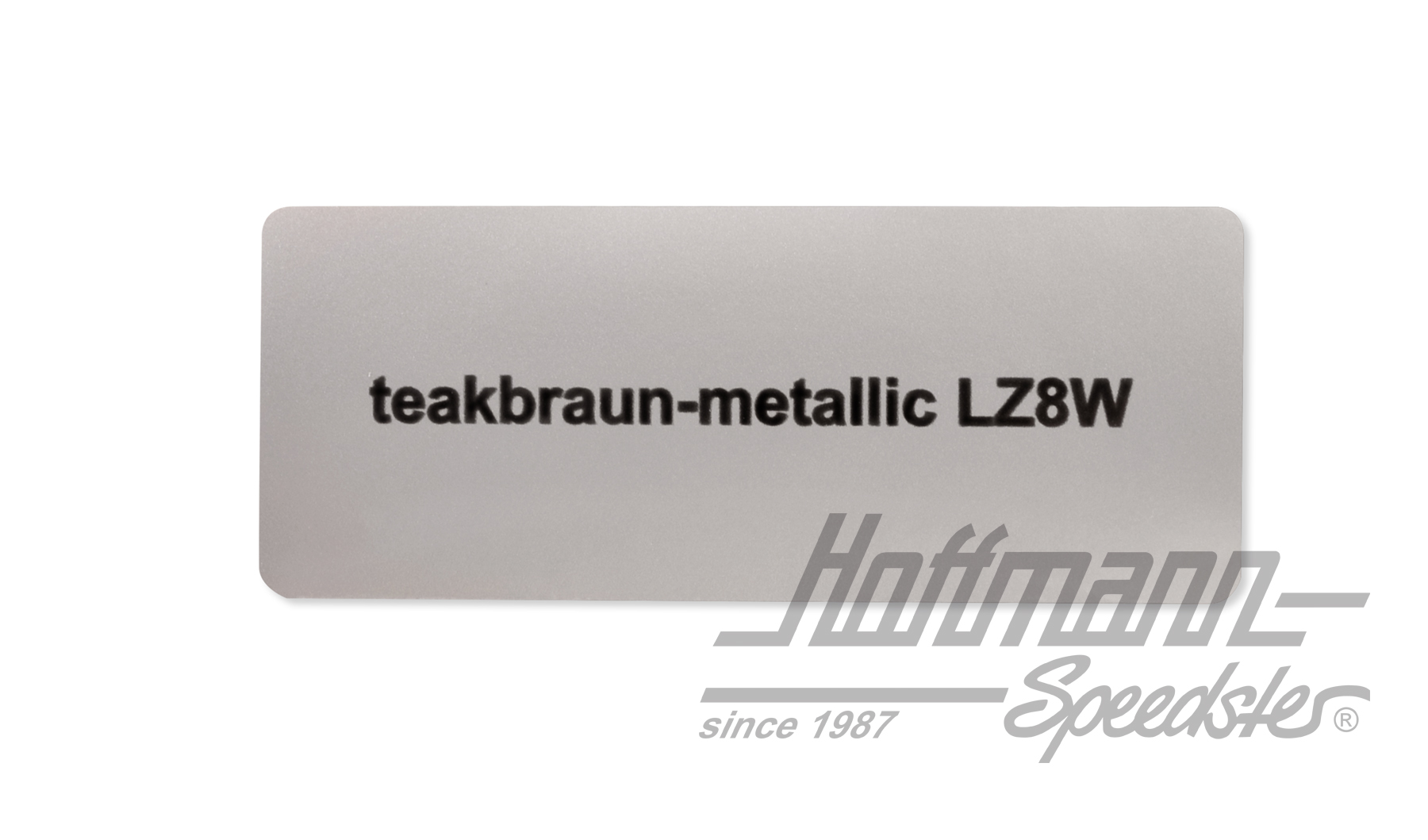 Adesivo, numero di colore LZ8W, marrone teak metallizzato | LZ8W | 021-0180-41