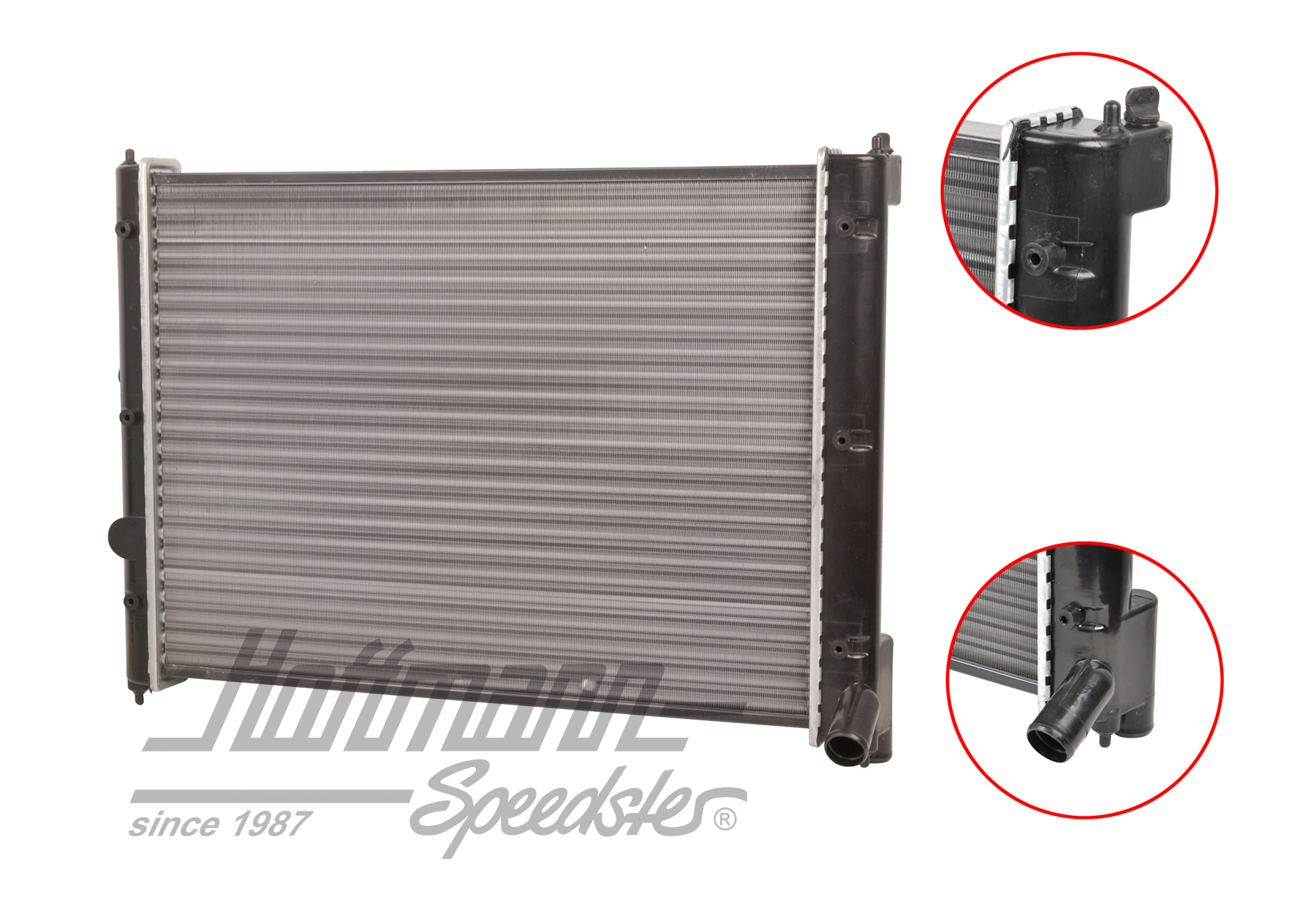 Radiatore, 568 x 438mm, 1.9-2.1/1.6-1.7 | 068 121 253 B | 307-4120