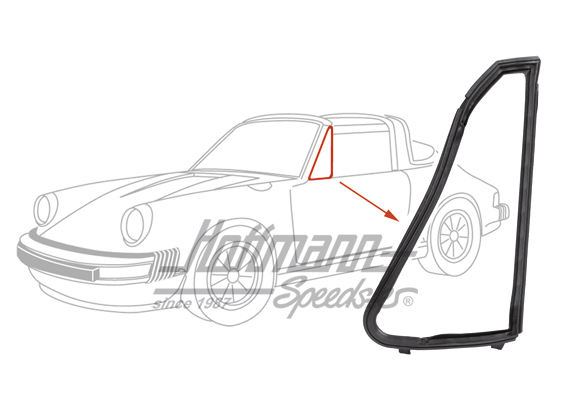 Guarnizione deflettore, Targa, 65-76, sinistra                                                      