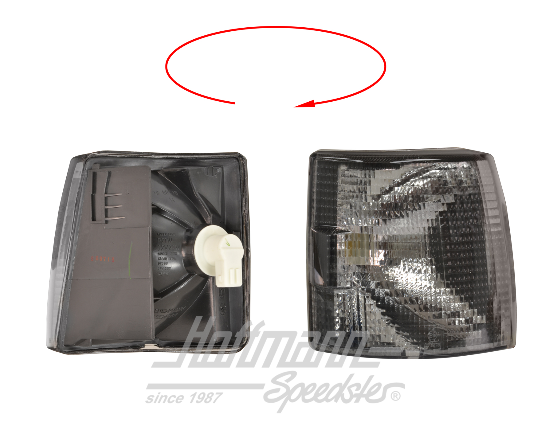 Lampeggiatore
, anteriore, nero, destra (corto) | 701 953 050 S | 409-3760-22