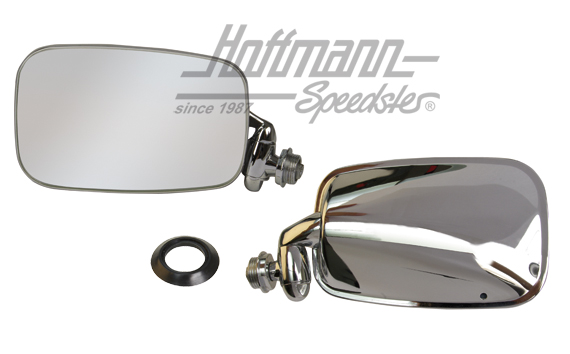 Specchietto retrovisore, Karmann Ghia, forma rettangolare, sinistro | 141 857 501 B | 060-6111
