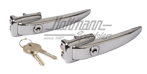 Maniglia porta, 61-63, chiave uguale, cromato | 211 898 205 D | 089-5050-18