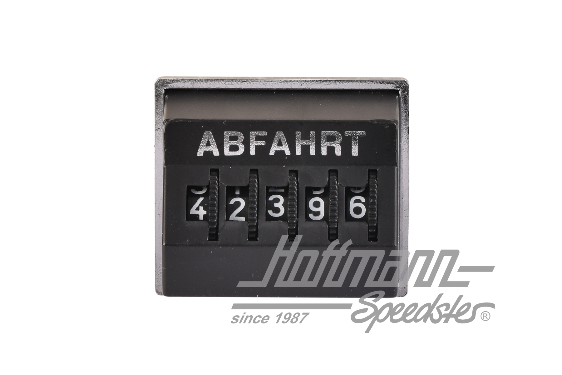 Contachilometri parziale, "Departure", nero                                                         