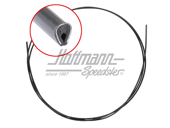 Modanatura grondaia
, nera, sinistra / destra                                                      