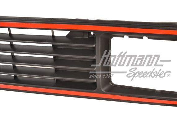 Calandra, per fanale doppio, senza emblema, rosso                                                   