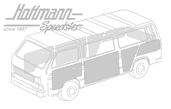 Set di rivestimento, completo, nero, -84                                                            