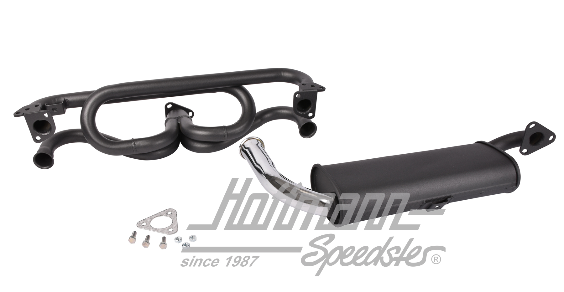 Scarico sportivo, con silenziatore laterale, 35mm                                                   