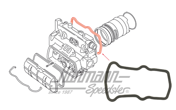 Guarnizione testata cilindri, 1.9-2.1, motore WBX | 025 101 345 | 307-0007