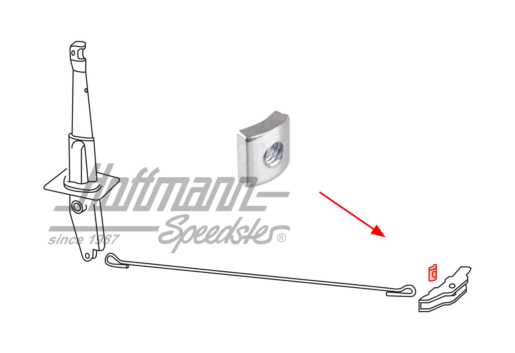 Dado, leva di bilanciamento, 8.71-7.79 | 211 711 349 | 090-3098-13