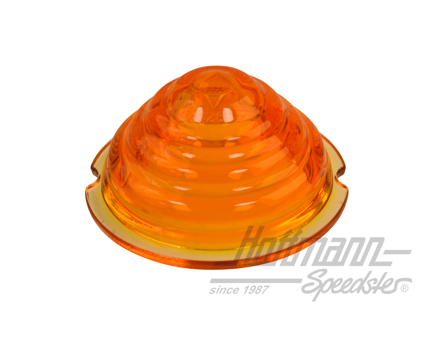 Vetro dell'indicatore di direzione, 356 A, anteriore, arancio (vetro)                               