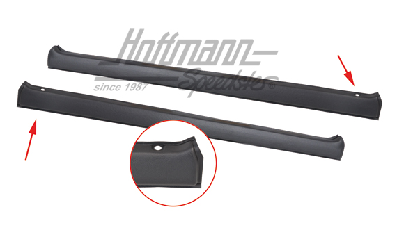 Coperture, balaustra della porta, Golf 1 Berlina | 171 837 219/220  8BM | 180-1948