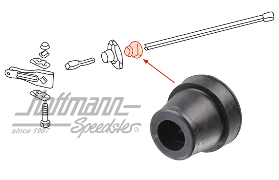 Cuscinetto in gomma, s
tabilizzatore, anteriore, 15 mm
                                           