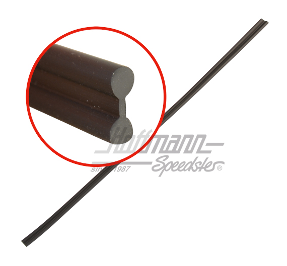 Guarnizione, vetro deflettore, inferiore, sinistra/destra                                           