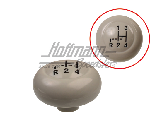 Pomello leva del cambio, 10 mm, con schema, grigio | 0514-706 | 020-2014-64