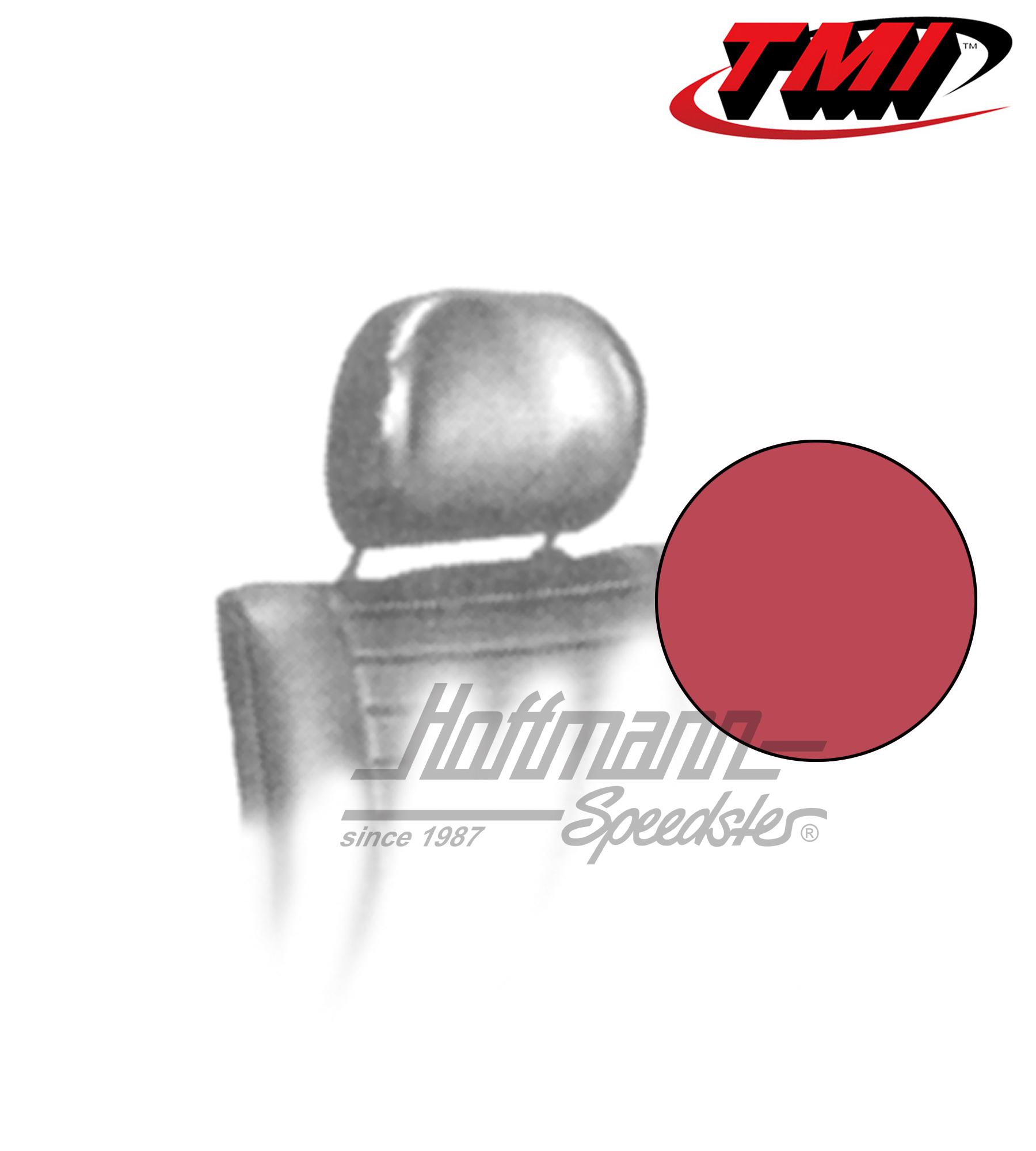 Copri poggiateste, 8.75-, rosso | 43-1010-17 | 055-7010