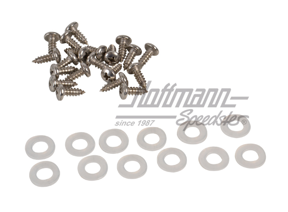 Set finestra Safari, anteriore, acciaio inossidabile                                                