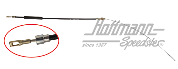 Cavo freno a mano, Porsche 911 Turbo, 75-77 | 930 424 553 00 | 522-1517