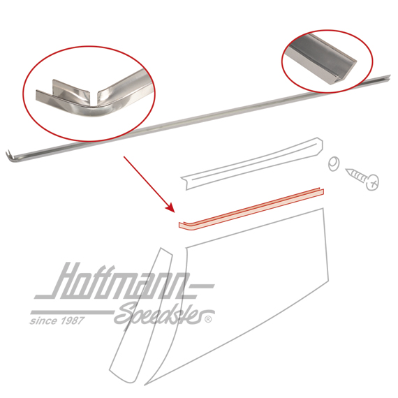 Modanatura, rivestimento, posteriore, 911, destra                                                   