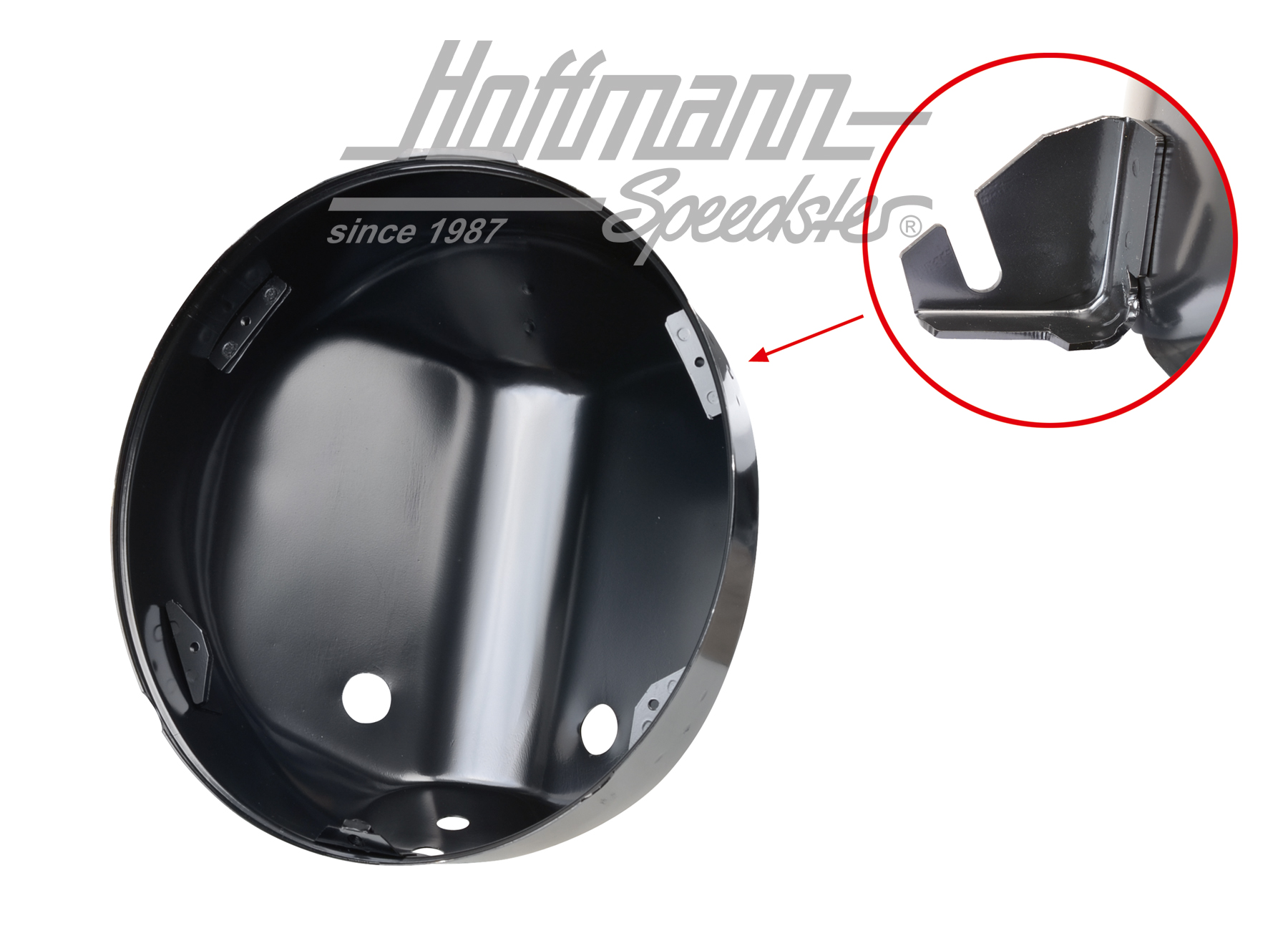 Alloggiamento di faro, 911, 73-86, destra | 911 503 016 03 | 590-0012